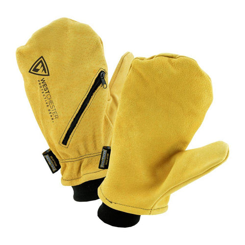 Full Grain Leather Chopper Mitten